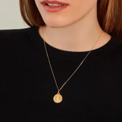 Medaille Or Jaune Vierge