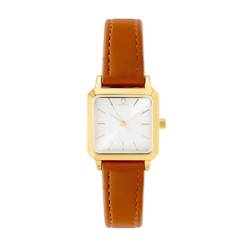 Montre 0 O Watch Square Blanc