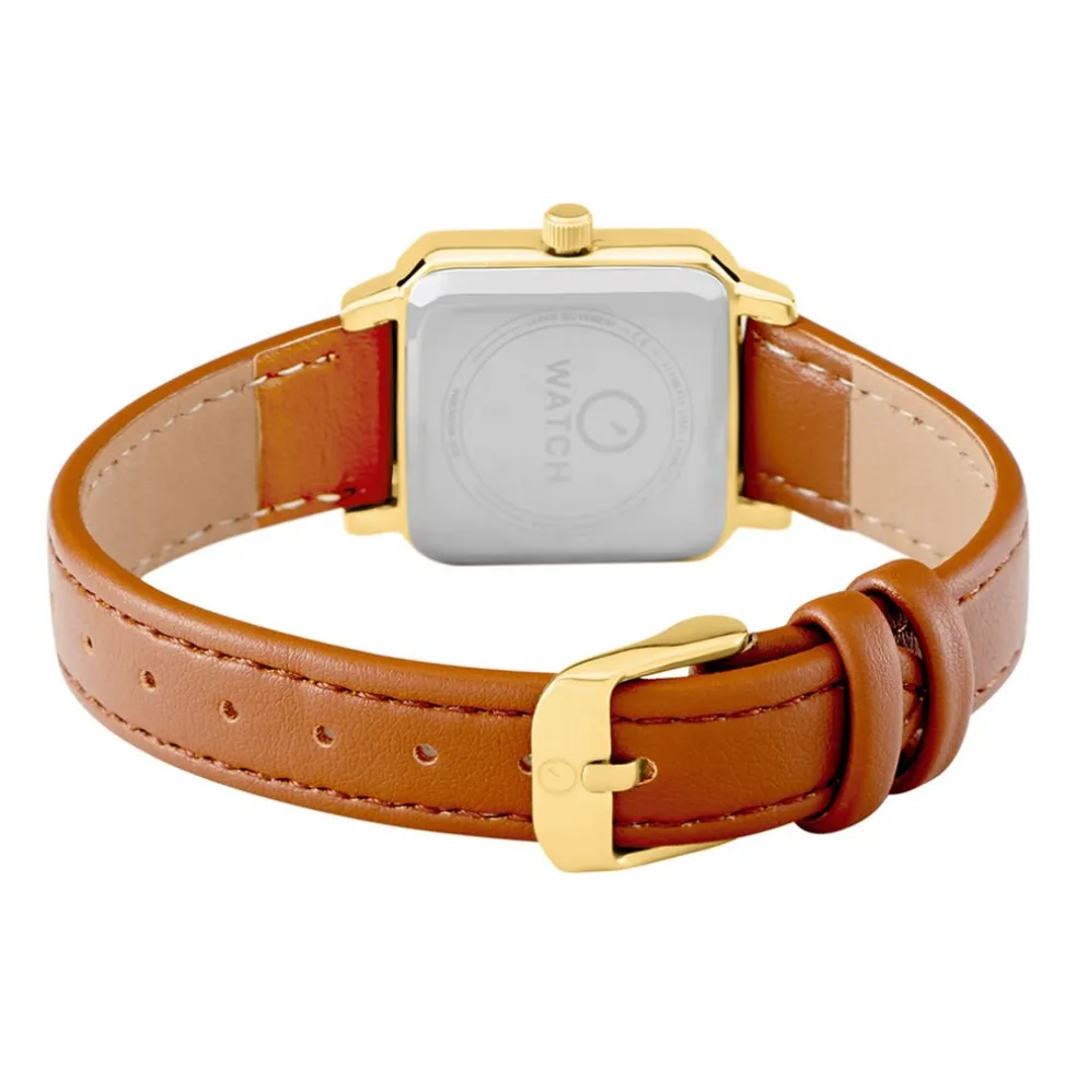 Montre 0 O Watch Square Blanc
