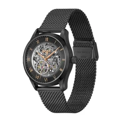Montre Boss Principle Skeleton Noir