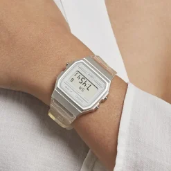 Montre Casio Collection Vintage Edgy Blanc