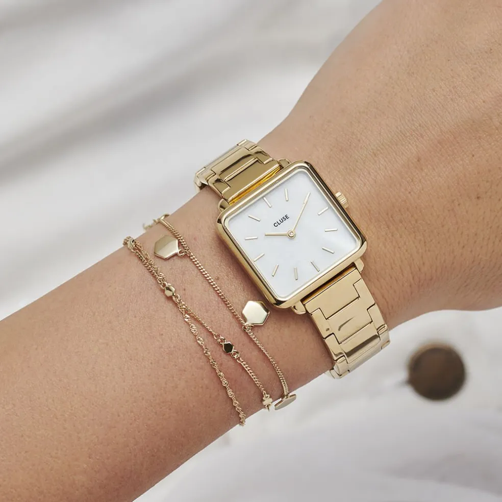 Montre Cluse La Tetragone Nacre