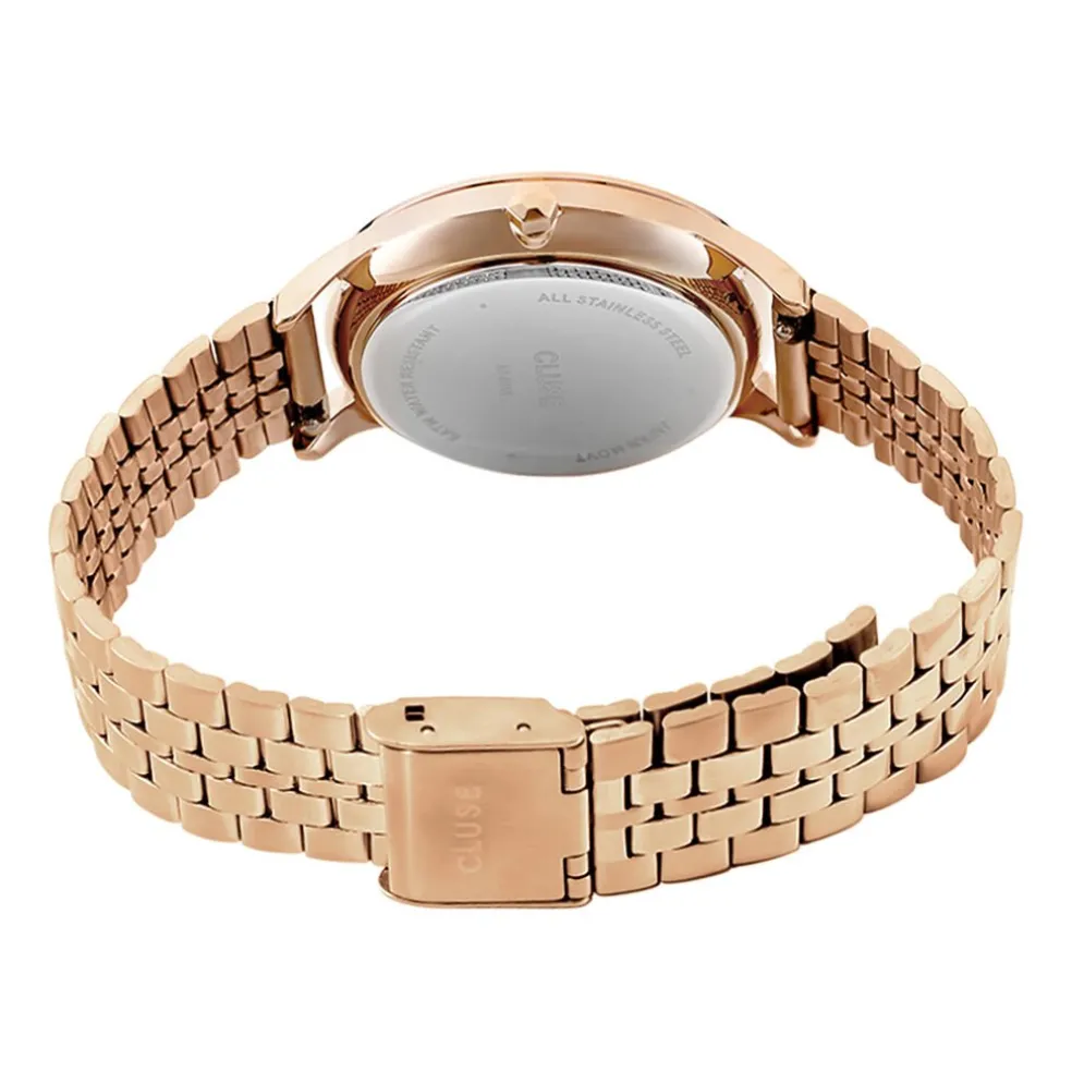 Montre Cluse Minuit Multifonction Blanc