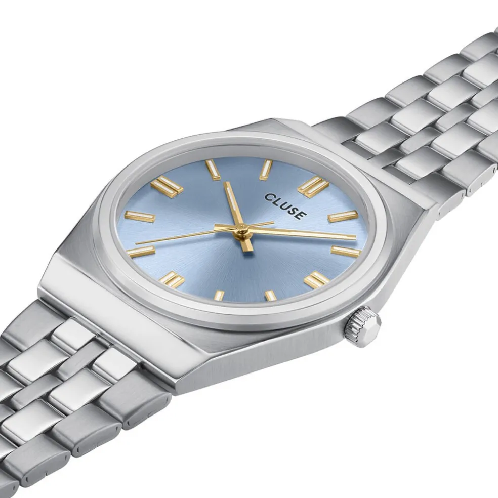 Montre Cluse Retro 70's Bleu