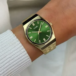 Montre Cluse Retro 70's Vert