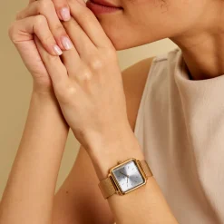 Montre Cluse Tetragone Bleu