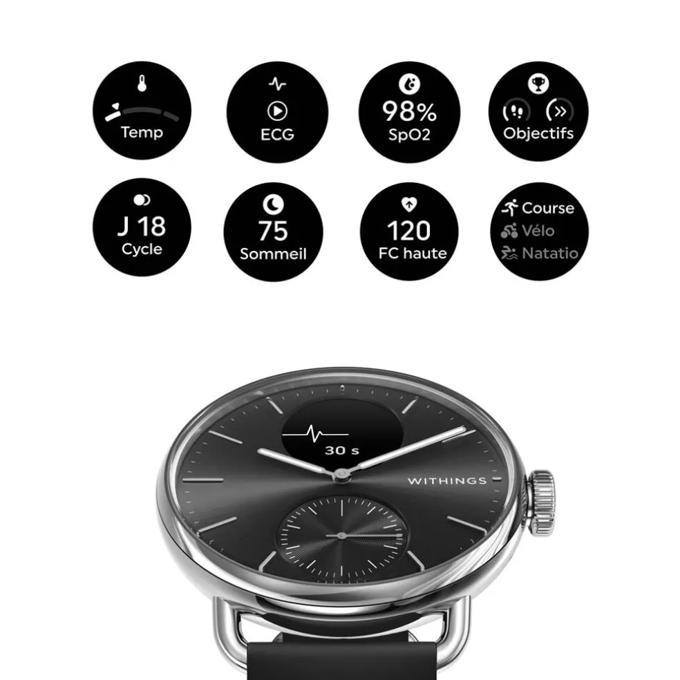 Montre Connectée Withings Scanwatch 2