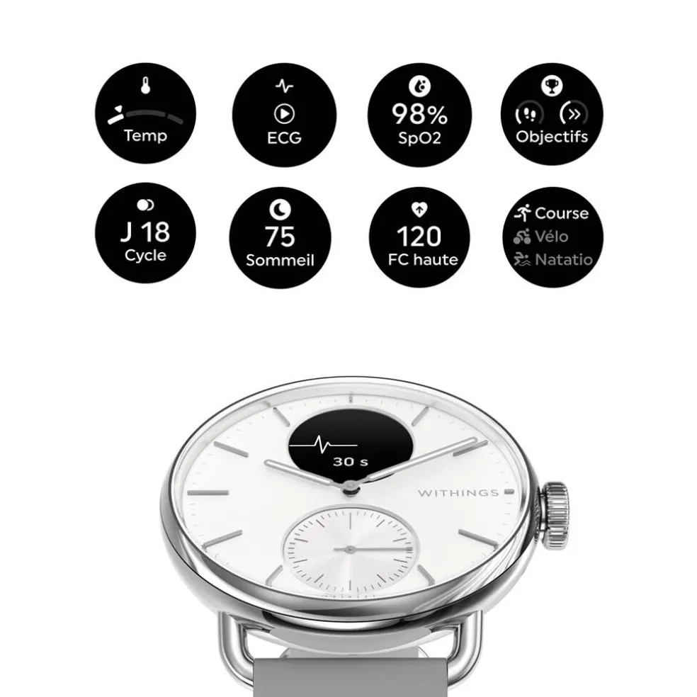 Montre Connectée Withings Scanwatch 2