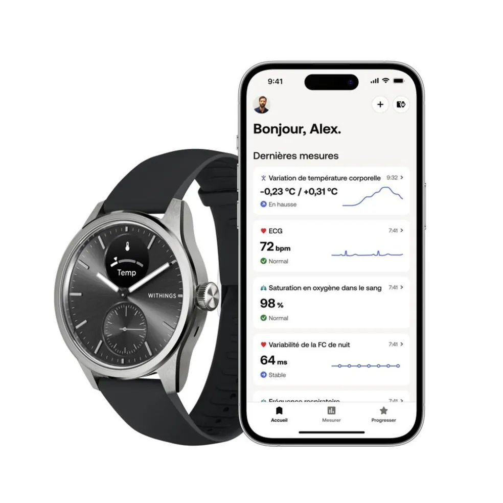 Montre Connectée Withings Scanwatch 2