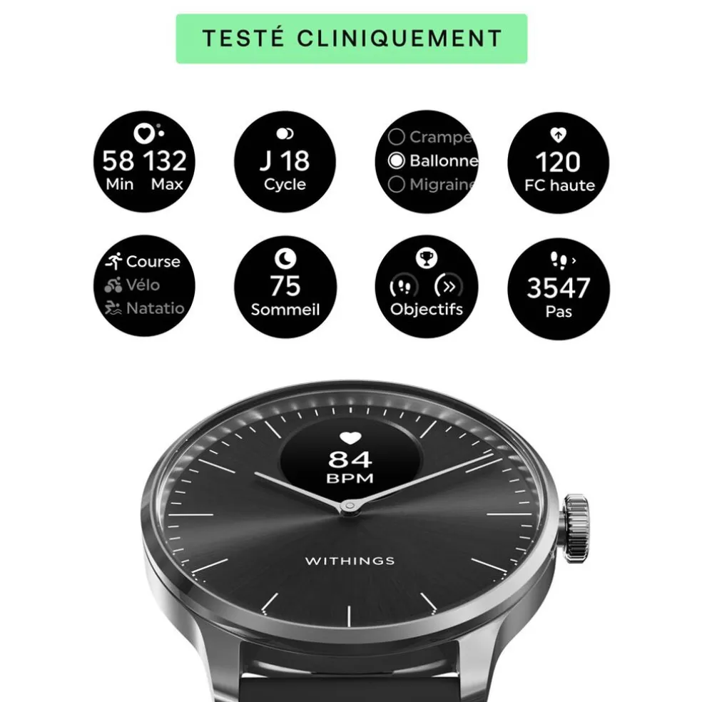 Montre Connectée Withings Scanwatch Light