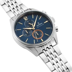 Montre Festina Timeless Chronograph Bleu