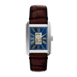 Montre Fossil Carraway Automatic Bleu