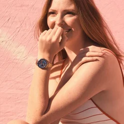 Montre Fossil Fb 01- Bleu