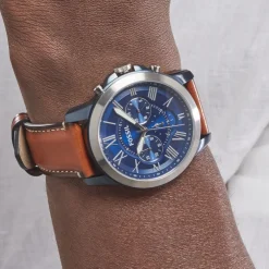 Montre Fossil Grant Bleu