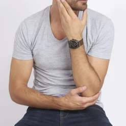 Montre Fossil Machine Marron