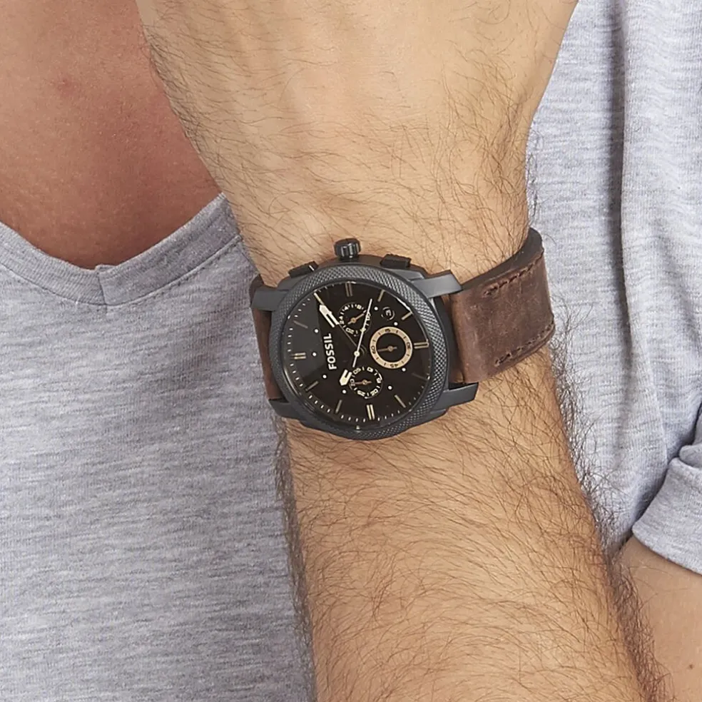 Montre Fossil Machine Marron