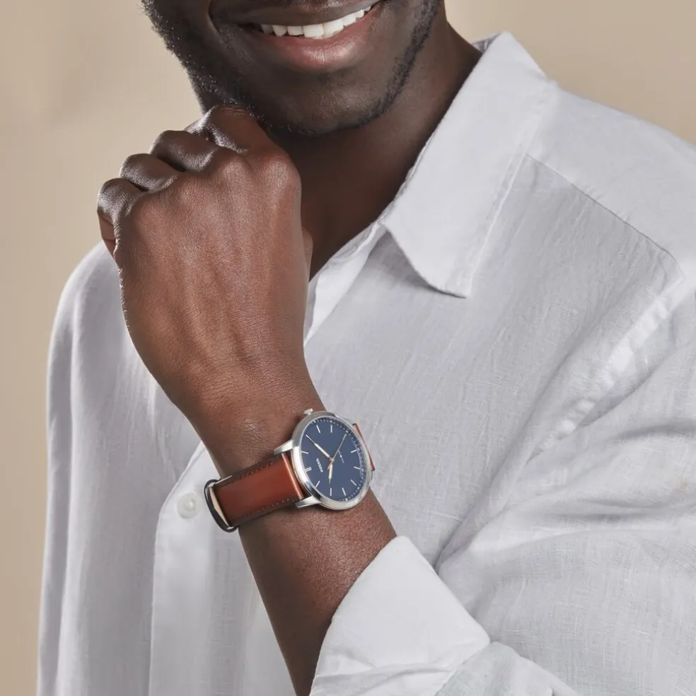 Montre Fossil Minimalist Bleu