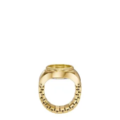 Montre Fossil Watch Ring Doré