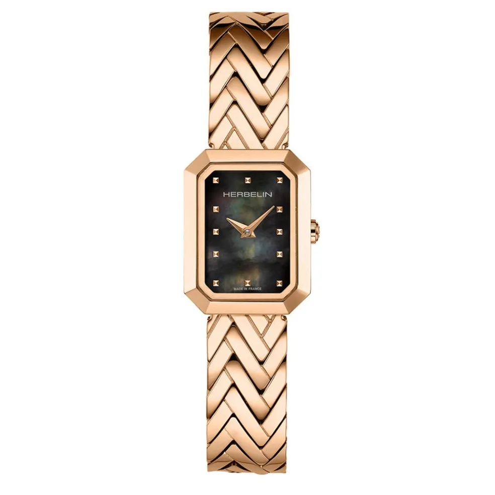 Montre Herbelin Octogône Nacre Noire