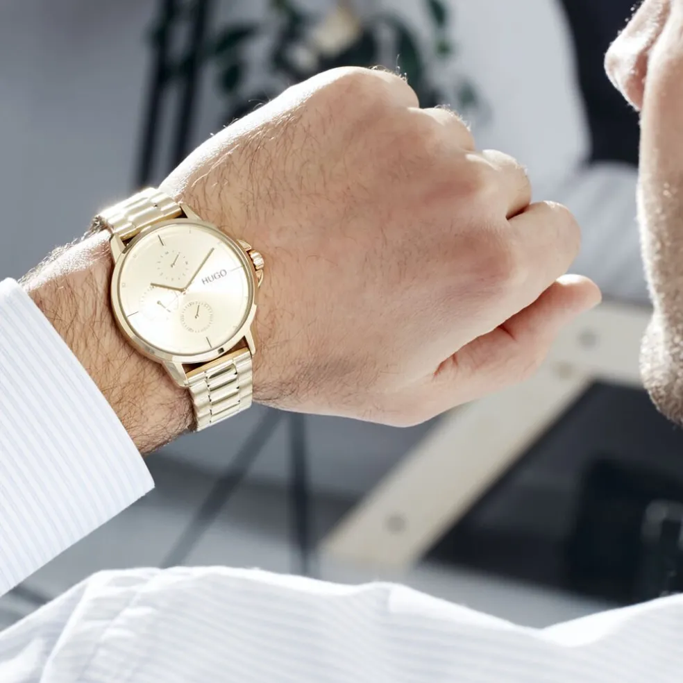 Montre Hugo Focus Champagne