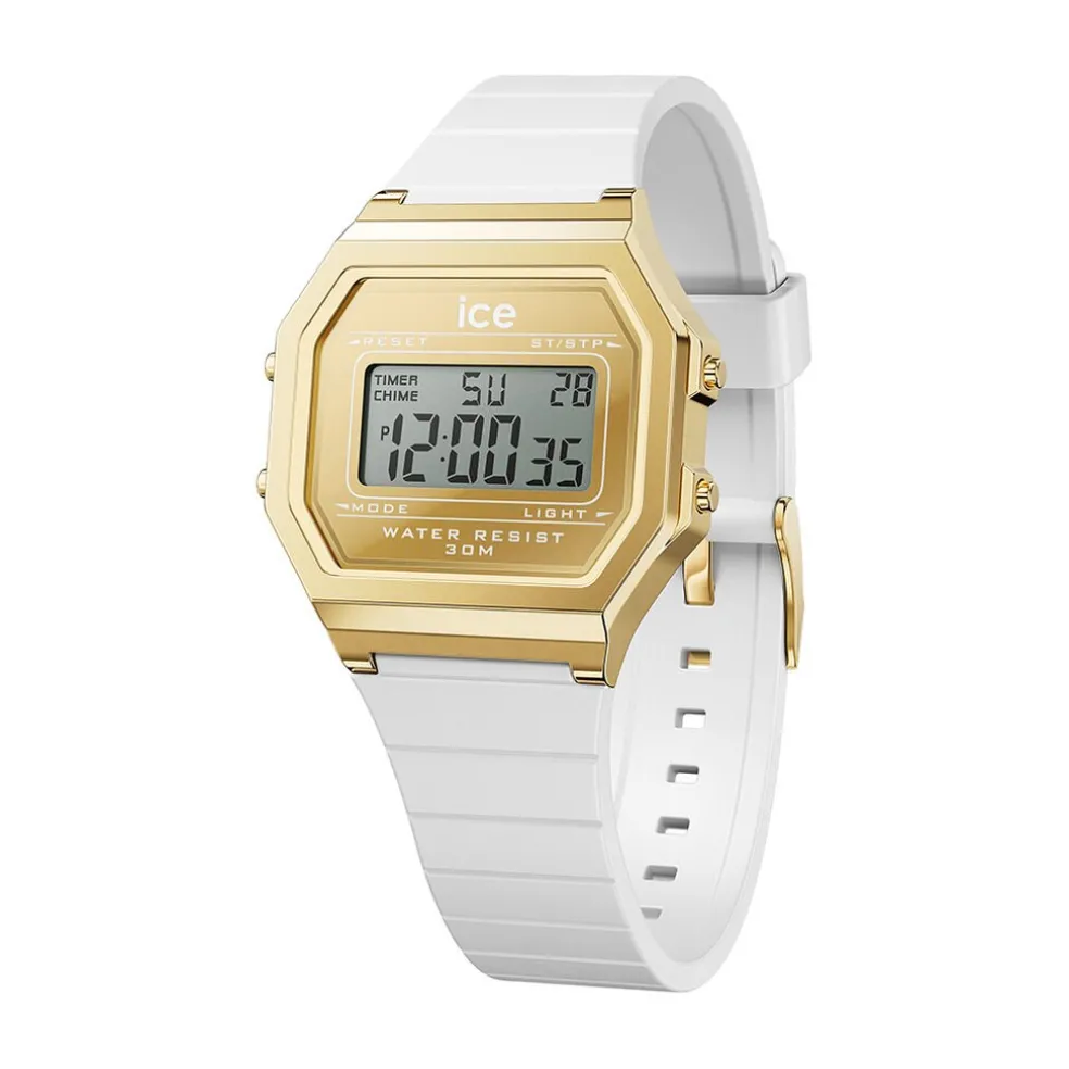 Montre Ice Watch Digit Retro Dore