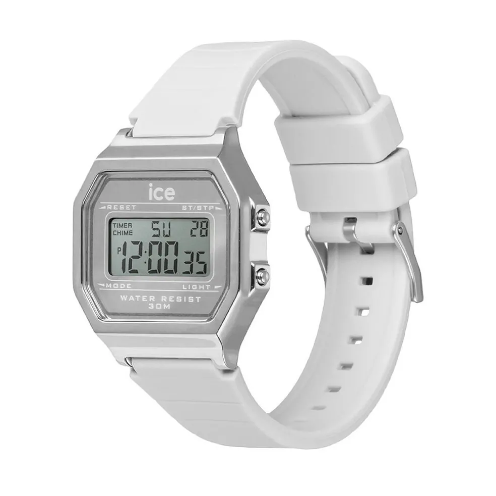 Montre Ice Watch Digit Retro Argente
