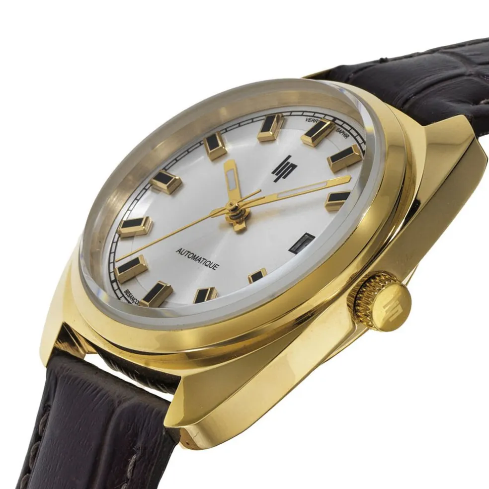 Montre Lip General De Gaulle Auto 35 Argenté