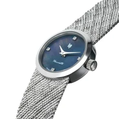 Montre Lip Henriette Diamant Nacre Noire