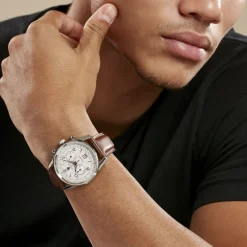 Montre Lip Himalaya Chrono Argenté