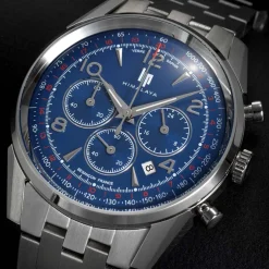 Montre Lip Himalaya Chrono Bleu