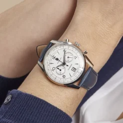 Montre Lip Himalaya Chrono Blanc Argenté