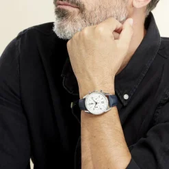 Montre Lip Himalaya Chrono Blanc Argenté