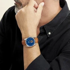 Montre Lip Himalaya C艙ur Battant 40 Bleu