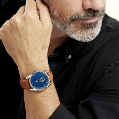 Montre Lip Himalaya C艙ur Battant 40 Bleu