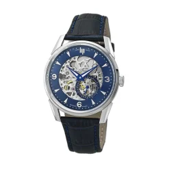 Montre Lip Himalaya Squelette Bleu