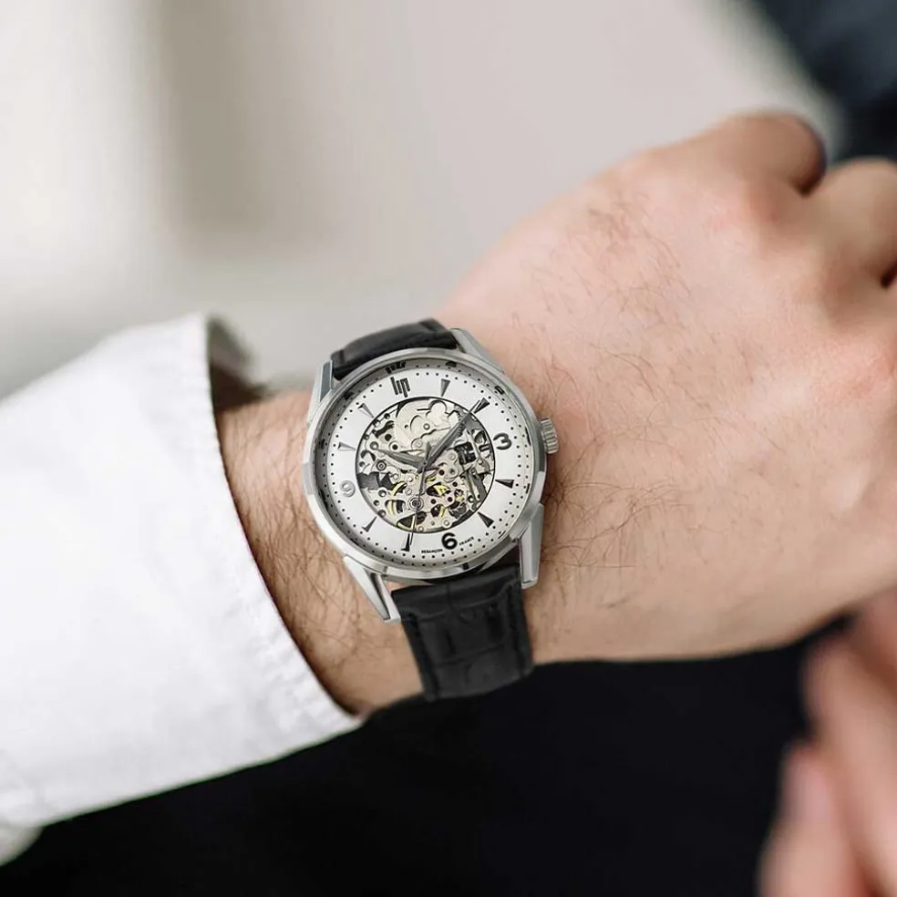 Montre Lip Himalaya Squelette Argenté