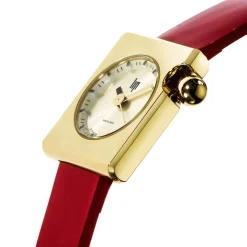 Montre Lip Mach 2000 Mini Square Doré