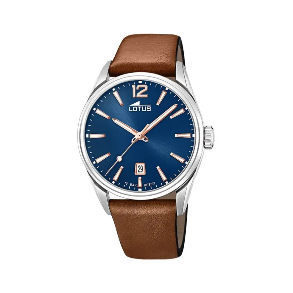 Montre Lotus Minimalist Bleu