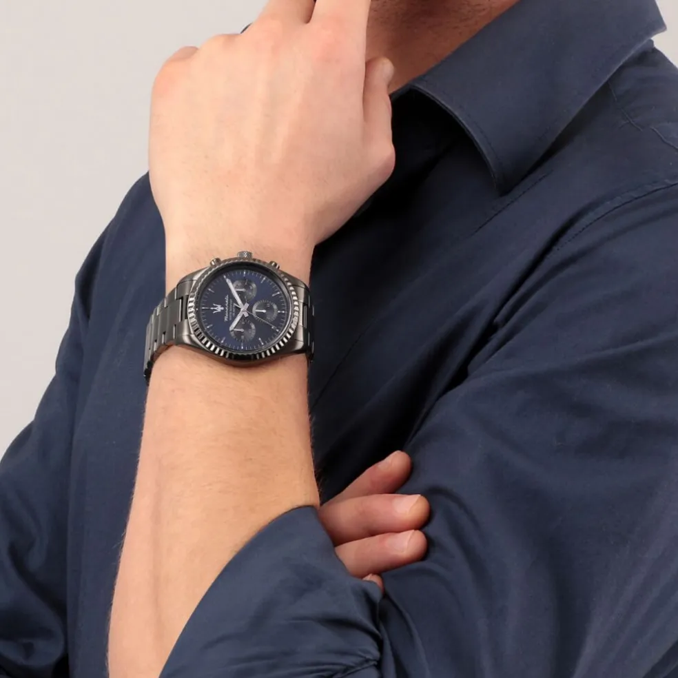 Montre Maserati Competizione Bleu