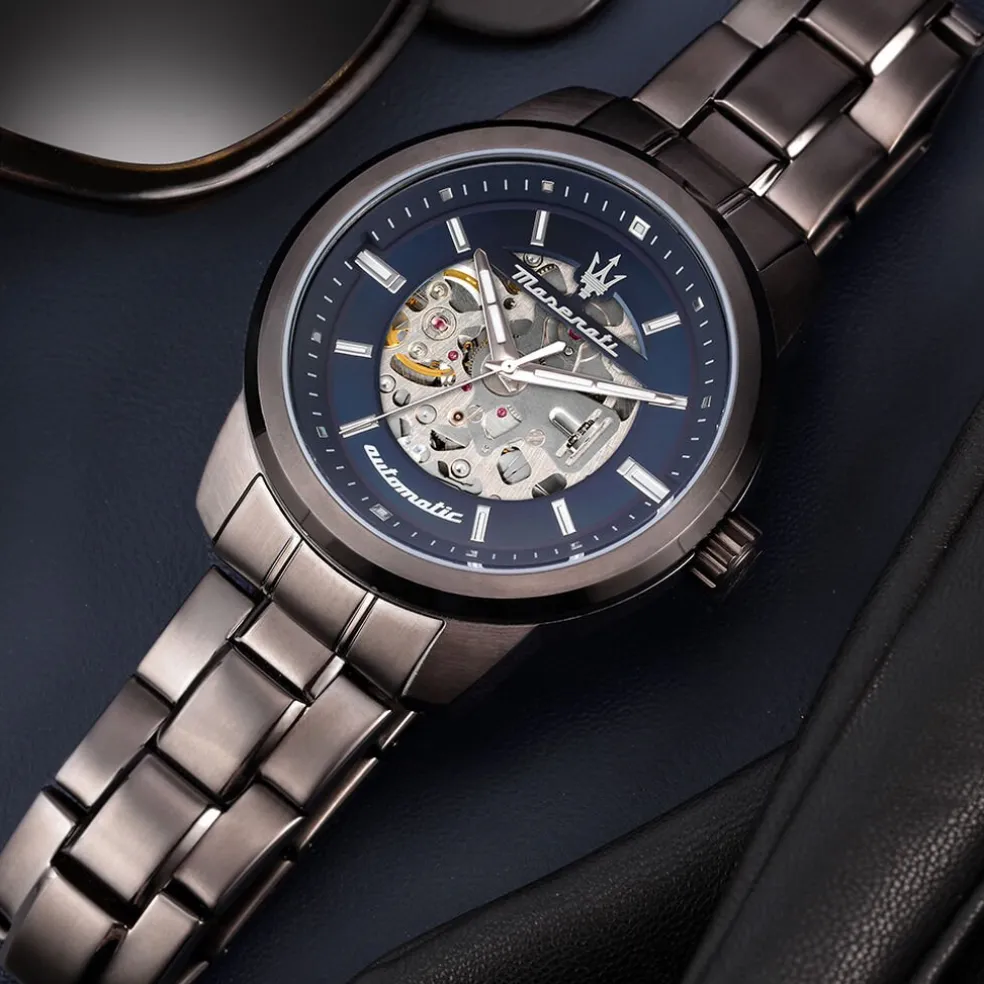 Montre Maserati Successo Auto Bleu