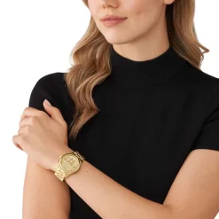 Montre Michael Kors Fossil Runway Doré