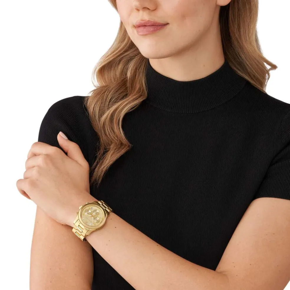 Montre Michael Kors Fossil Runway Doré