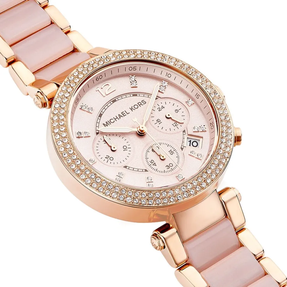 Montre Michael Kors Parker Chrono Rose