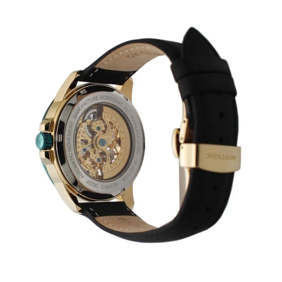 Montre Montignac Round Automatique Vert