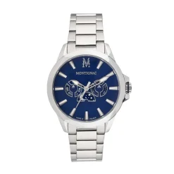 Montre Montignac Round Multifonction Bleu