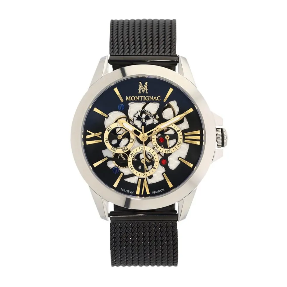 Montre Montignac Round Noir