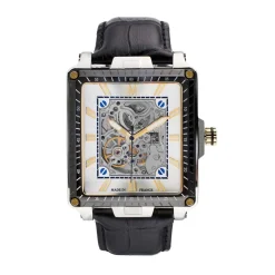 Montre Montignac Square Automatique Argenté