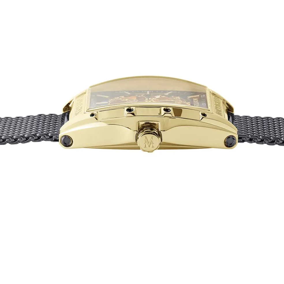 Montre Montignac Tonneau Automatique Noir