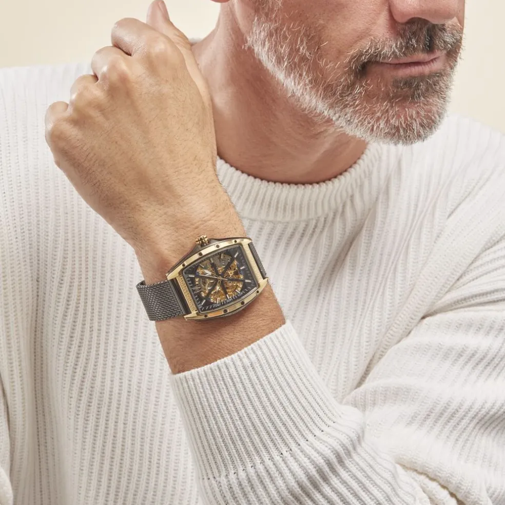 Montre Montignac Tonneau Automatique Noir