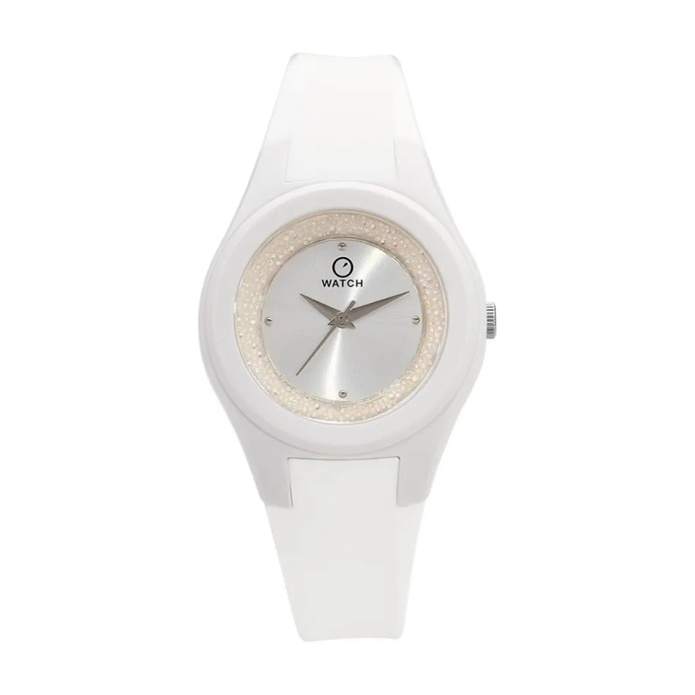 Montre O Watch Fluffy Blanc